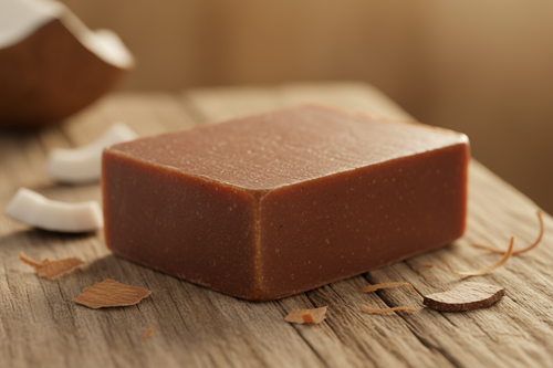 Bar soap mahogany cocnut