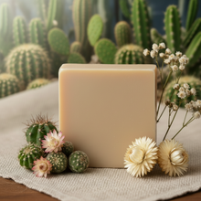 Load image into Gallery viewer, Beige Soap Bar with Cactus Background