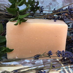 Lavender and Mint Essential Oil Goat's Milk Soap